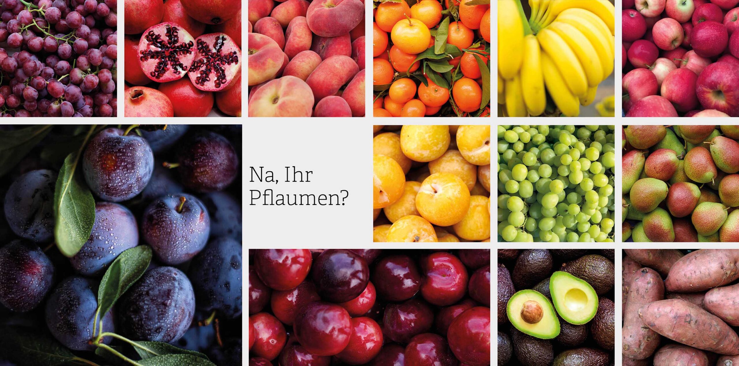 Viele unterschiedliche Früchte und Gemüse aus unserem Südfrüchte-Import